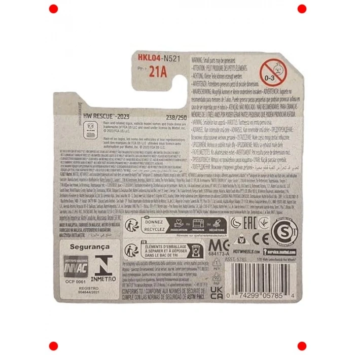 Acil Durum Kurtarma Aracı Minyatürü (2020 Model)