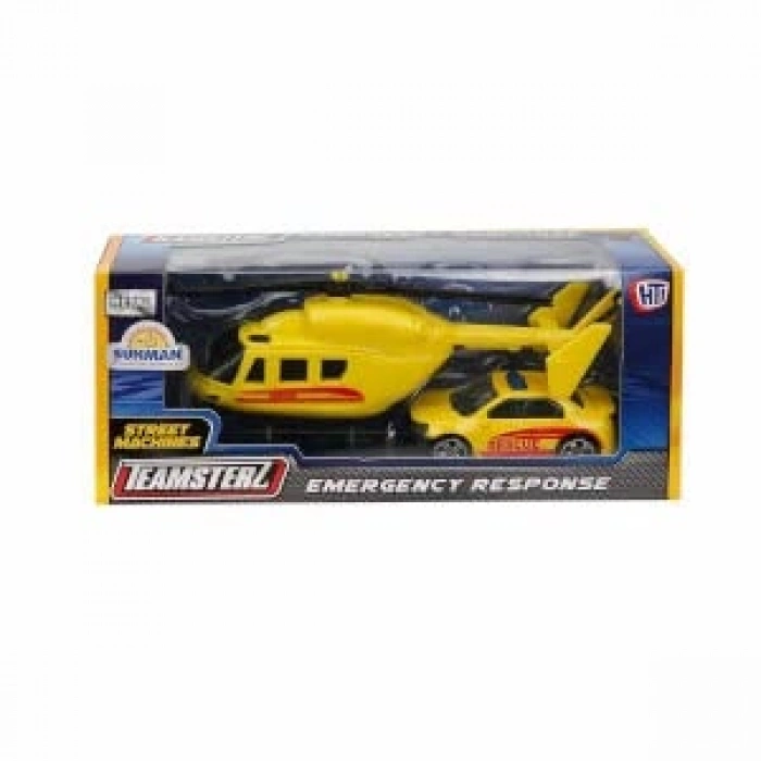 Acil Durum Yanıtı Temalı 1:64 Ölçekli Araba Seti