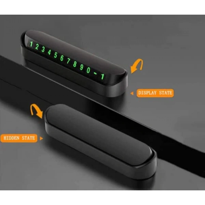 Açılır Kapanabilir Telefon Numarası Göstergesi, Araba Numaratör