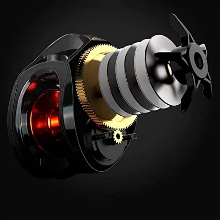 AE2000 Baitcasting Sağ El Çıkrık 7:2:1 Olta Makinesi Motoru