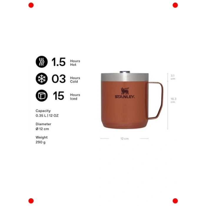 AeroLight Hafif Vakumlu Termos Bardak - 0.35 Lt