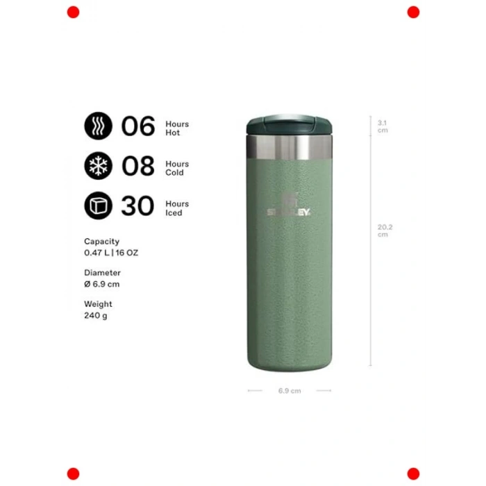 AeroLight Seyahat Kupası, 0.47 L