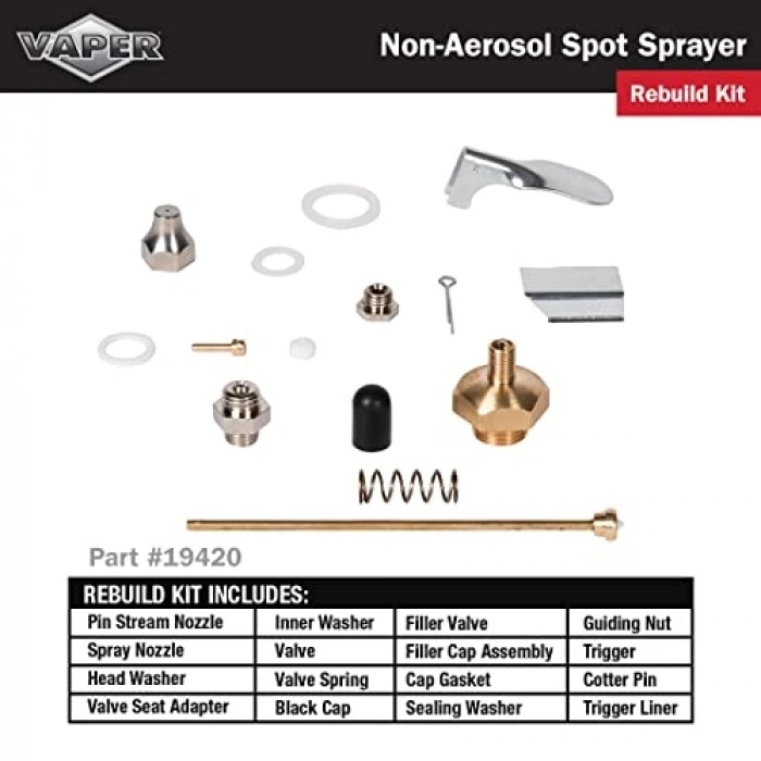 Aerosol Olmayan Sprey Püskürtücü, Siyah Renk Seçeneğiyle