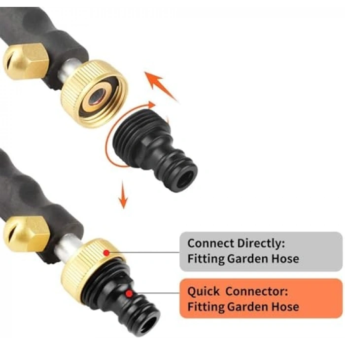 Ağır Hizmet Tipi Bahçe Su Tabancası, Yüksek Basınçlı Yıkama Spreyi