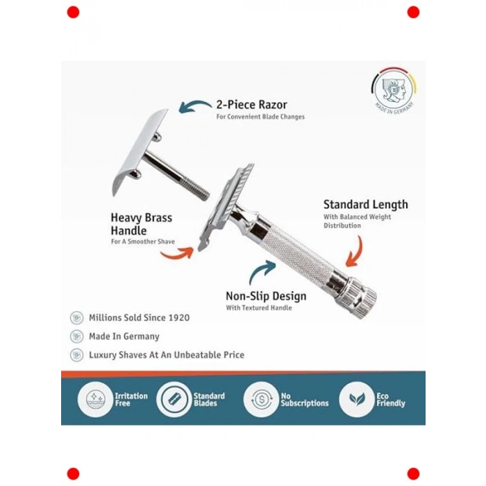 Ağır İş Kısa Saplı Çift Kenarlı Tıraş Makinesi