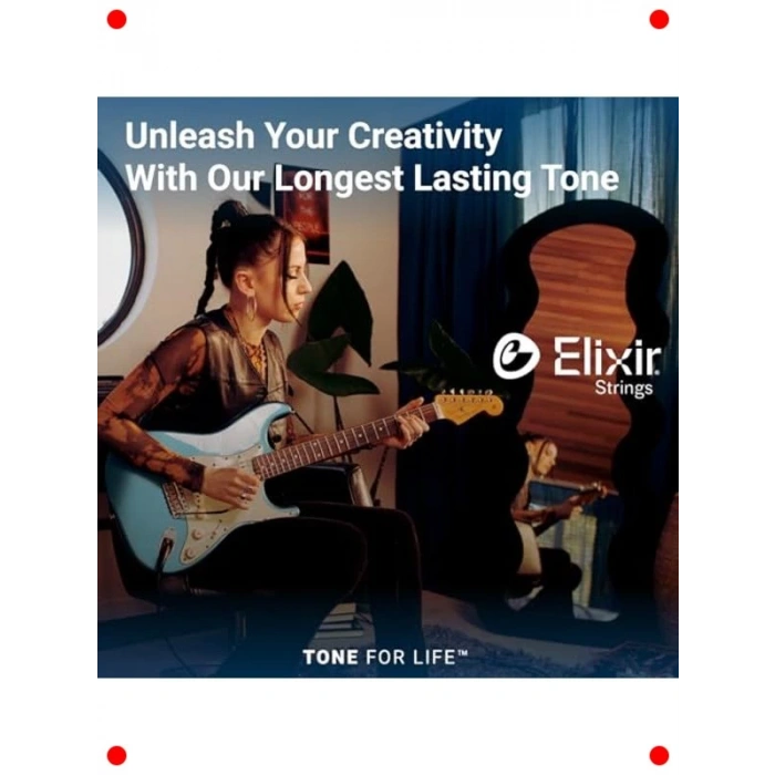 Ağır Ölçü Kaplamalı Elektro Gitar Teli Seti (12-52)