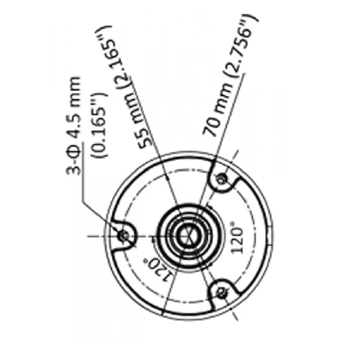 AHD KAMERA IR BULLET 2MP 3.6MM  DS-2CE16D0T-EXIPF