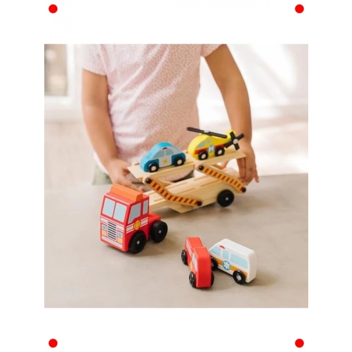 Ahşap Acil Durum Araçları Taşıyıcı Kamyon Seti