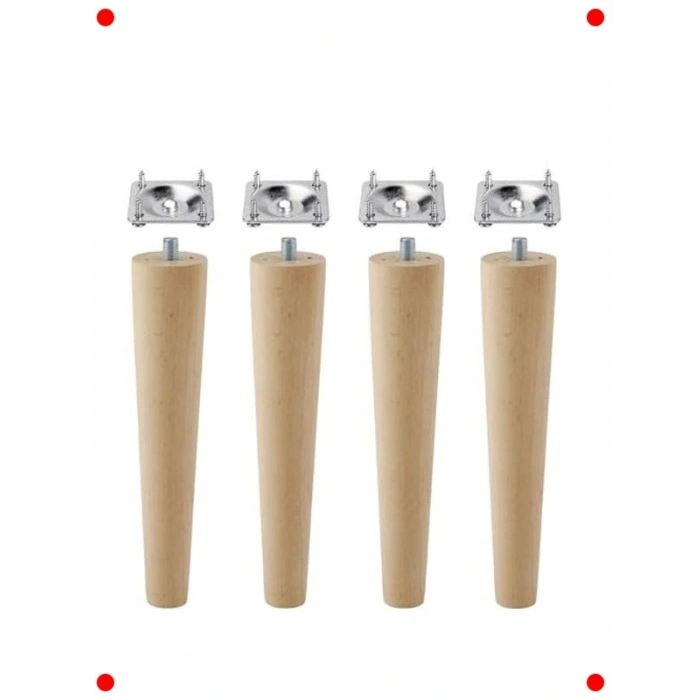 Ahşap  Ayakları M8 Civatalı (8li Set) 20 cm