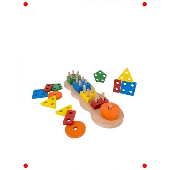 Ahşap Bul-Tak Oyuncak Seti (5 Parça)