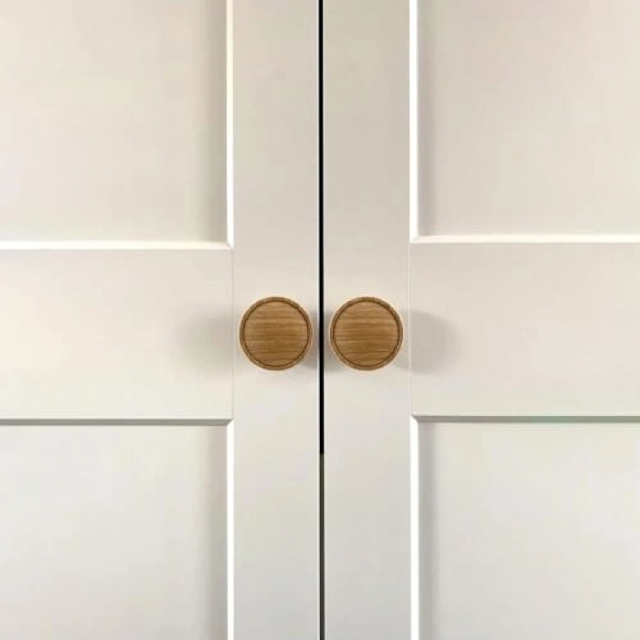 Ahşap Desenli Kapı Kolu Düğme, Tek Vidalı, Mutfak için