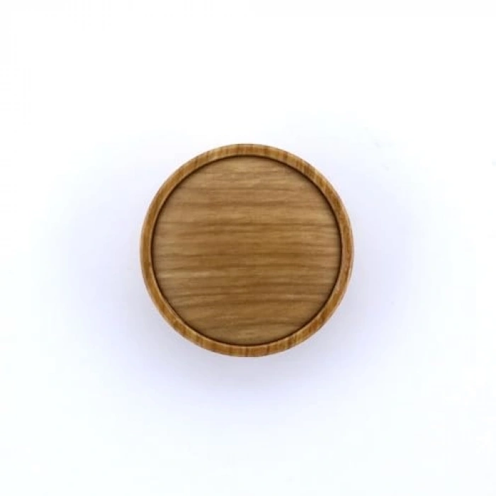 Ahşap Desenli Kapı Kolu Düğme, Tek Vidalı, Mutfak için