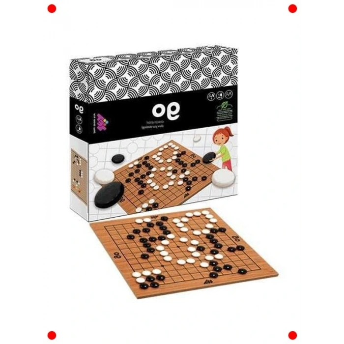 Ahşap Go Akıl ve Strateji Oyunu (5+ Yaş, 2 Oyuncu)