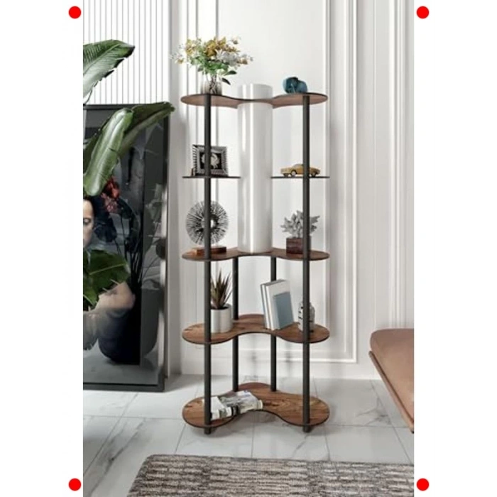 Ahşap Görünümlü Modern Lambader - Şık ve Fonksiyonel