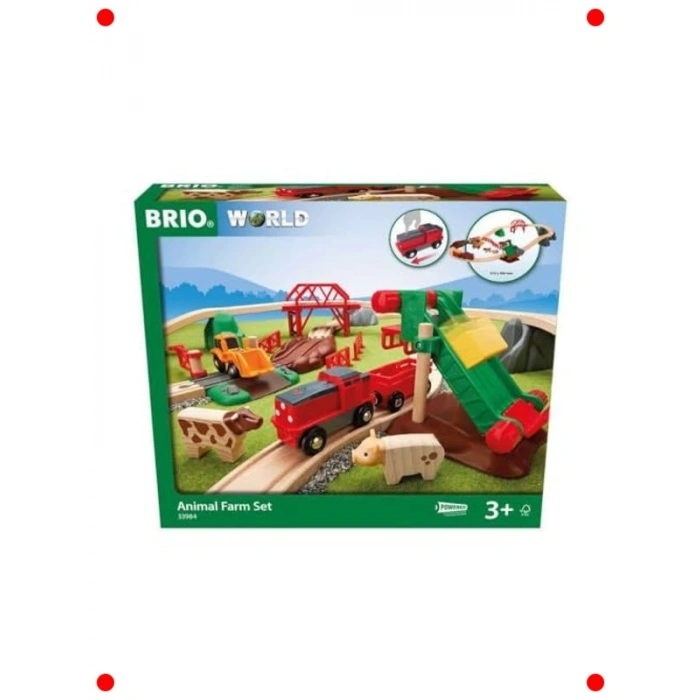 Ahşap Hayvan Çiftliği Oyun Seti