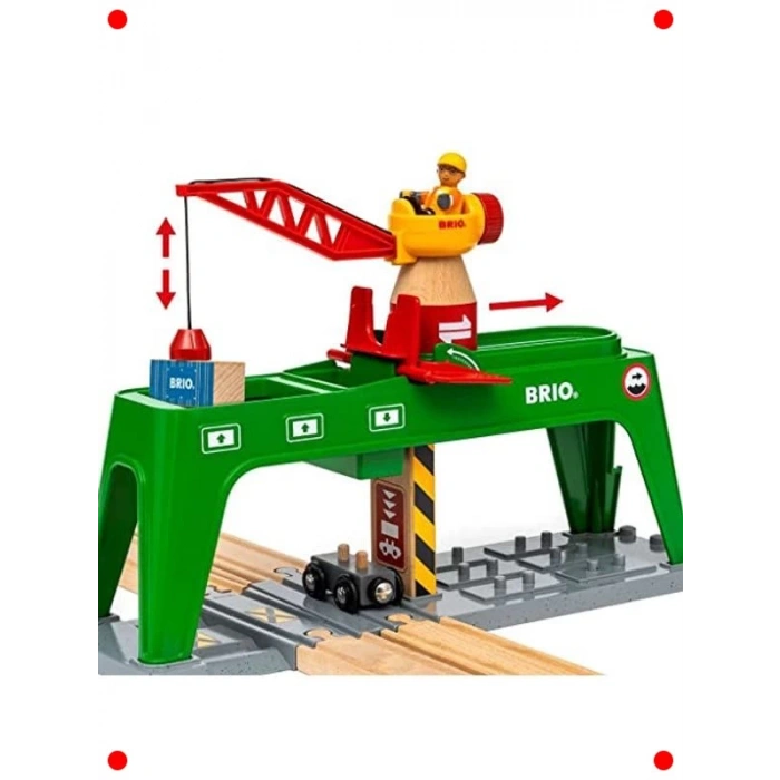 Ahşap Konteyner Vinci Oyuncağı