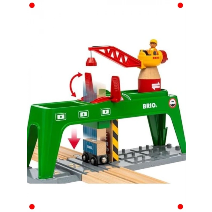 Ahşap Konteyner Vinci Oyuncağı