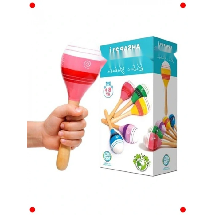 Ahşap Marakas Seti (2 Adet)