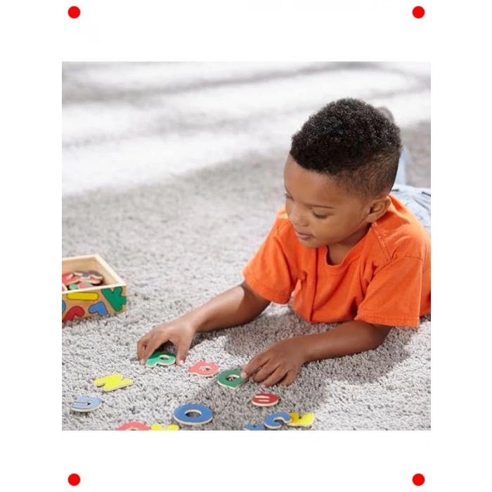 Ahşap Mıknatıslı Harfler Öğrenme Seti