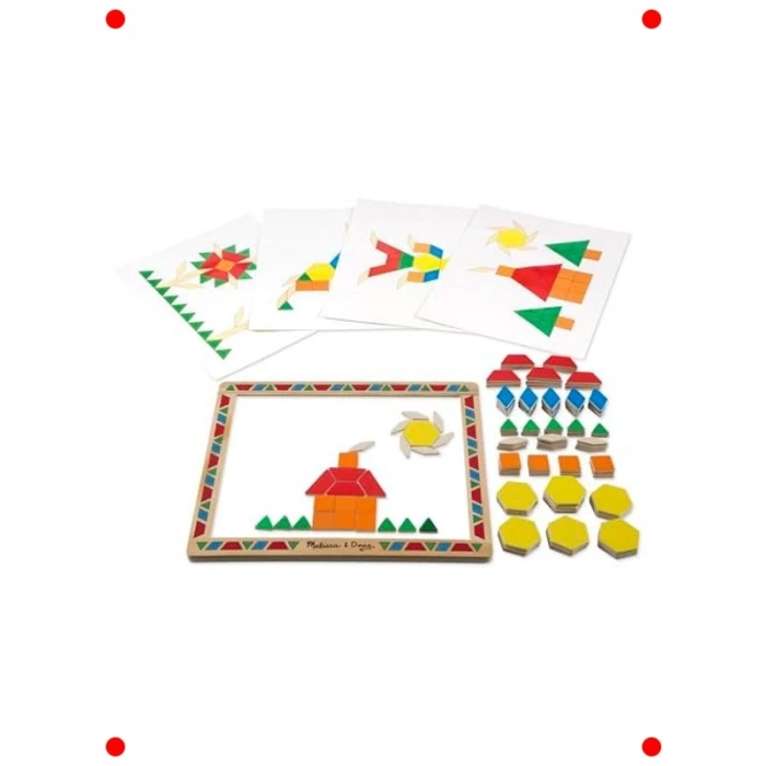 Ahşap Mıknatıslı Şekiller Eğitim Seti