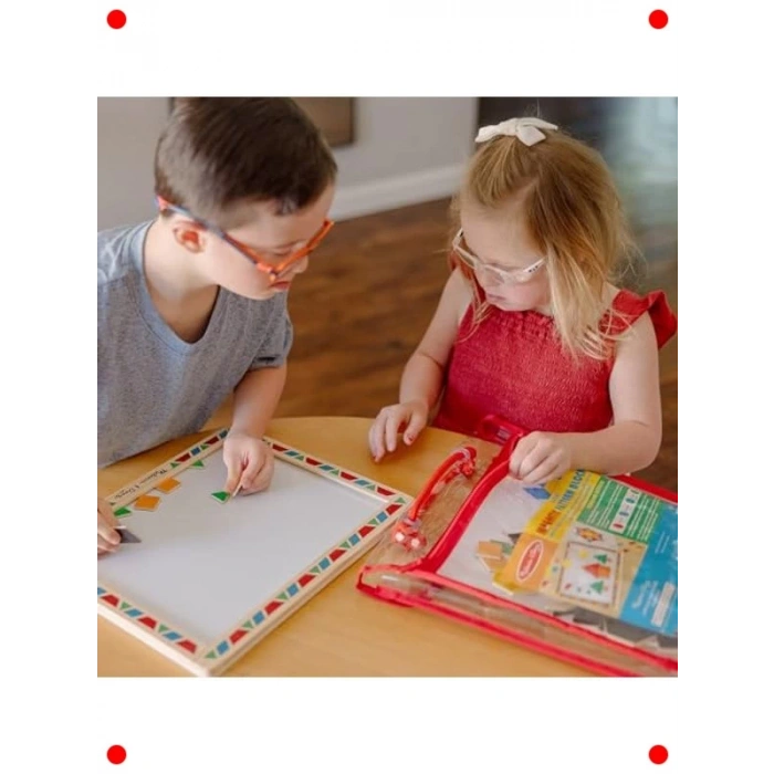 Ahşap Mıknatıslı Şekiller Eğitim Seti