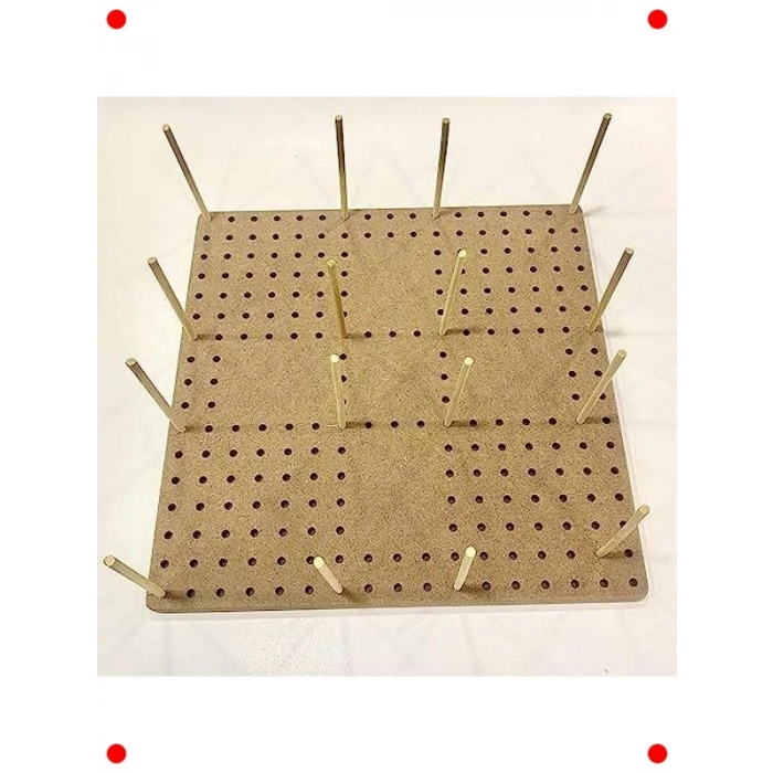 Ahşap Motif Yapma Tahtası, 30x30 cm