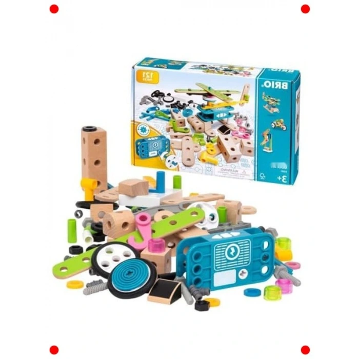 Ahşap Motor Yapım Seti - Eğitici Oyuncak
