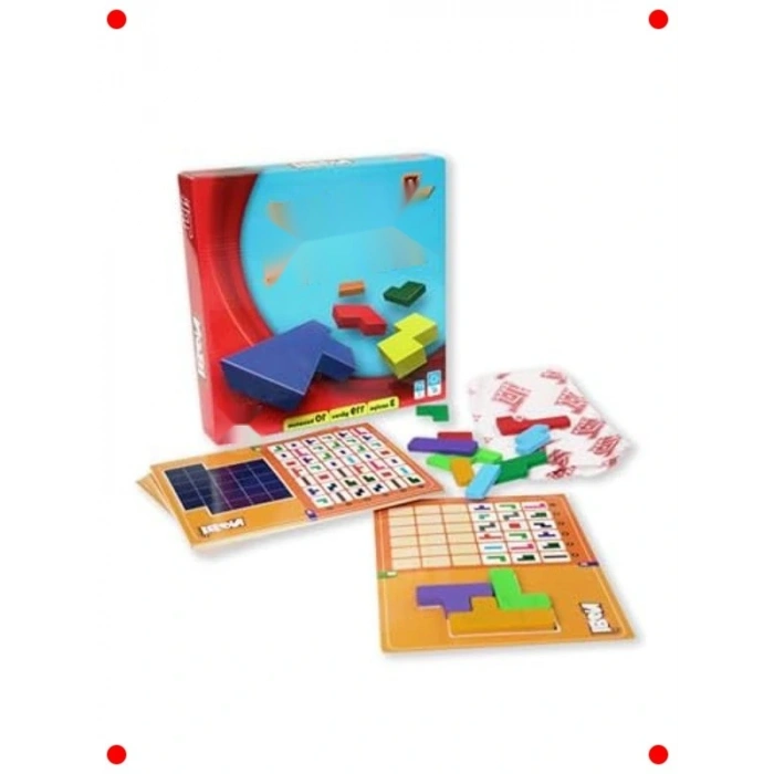 Ahşap ometrik Şekil Bulmaca Oyunu