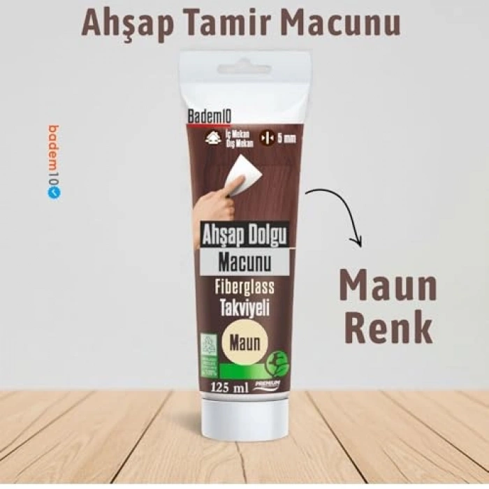 Ahşap Parke Macunu MAUN, 125 ML Kullanım Hazır