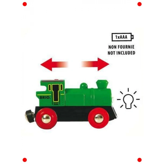 Ahşap Pilli Tren Lokomotif