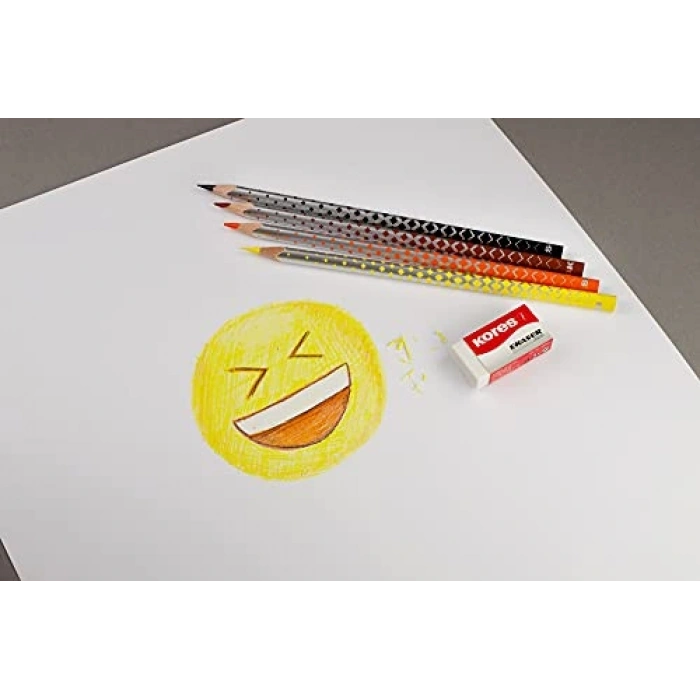 Ahşap Renkli 12li Kalem Seti