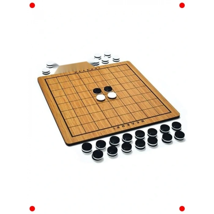 Ahşap Reversi Zeka Oyunu
