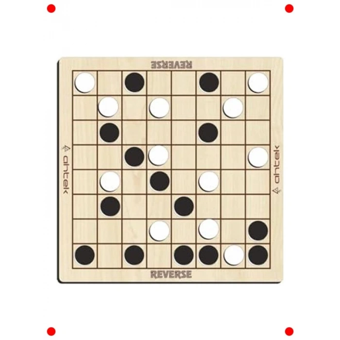 Ahşap Reversi Zeka ve Strateji Oyunu