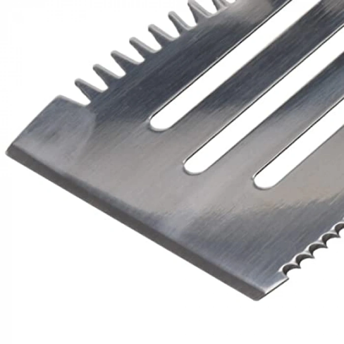 Ahşap Saplı Barbekü Spatula, Paslanmaz Çelik, 41 cm