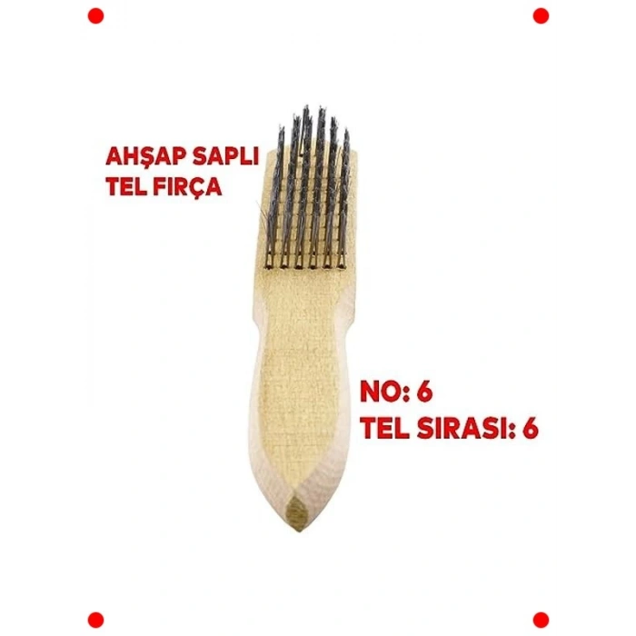 Ahşap Saplı Çok Amaçlı Izgara Temizleme Fırçası