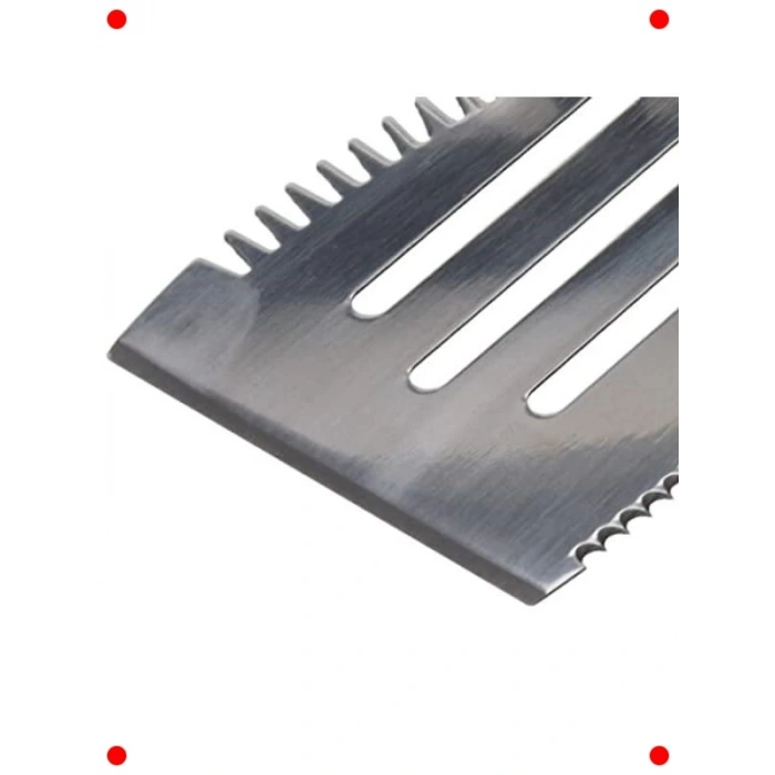 Ahşap Saplı Tırtıklı Izgara Spatulası 41 cm