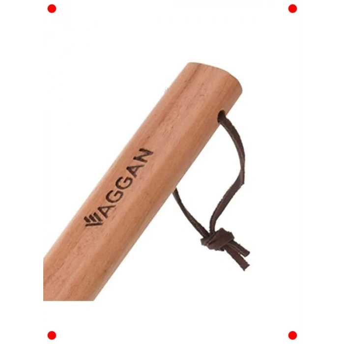 Ahşap Saplı Tırtıklı Izgara Spatulası 41 cm