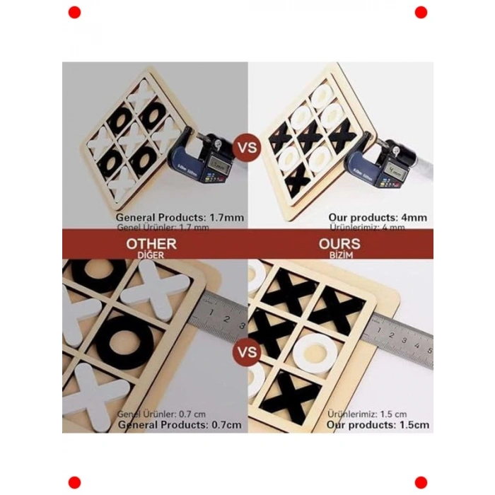 Ahşap Tahta Oyun Seti - El-Beyin Koordinasyonu