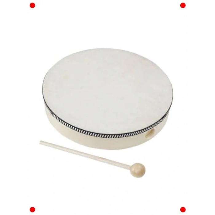 Ahşap Tamborin Tef Seti, Tokmak Dahil, Müzik Eğitimi