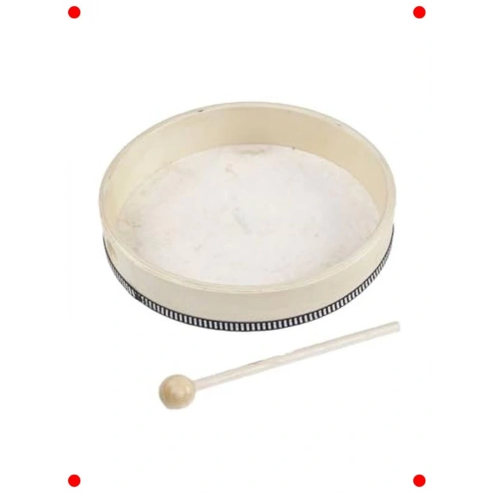 Ahşap Tamborin Tef Seti, Tokmak Dahil, Müzik Eğitimi