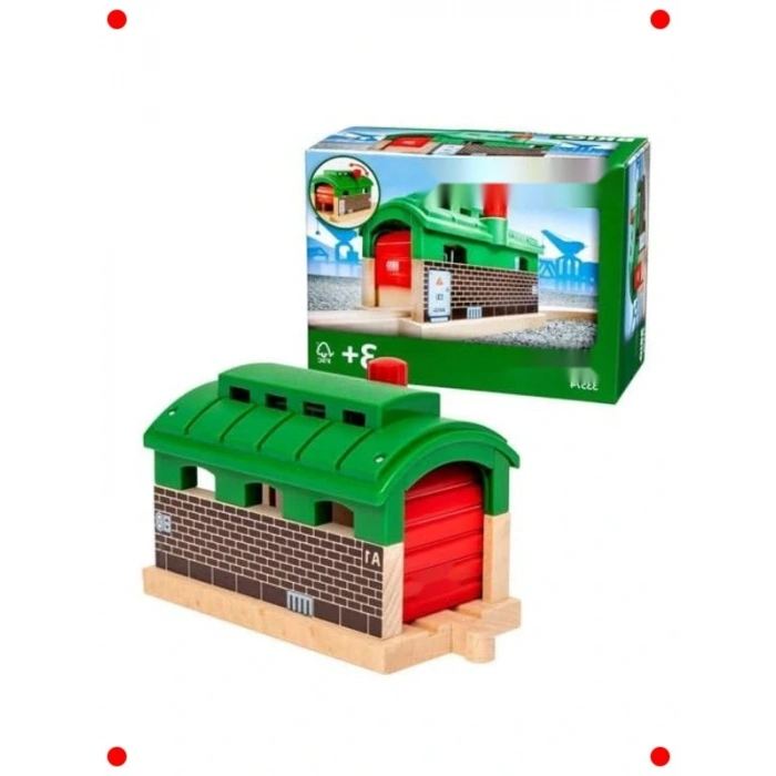 Ahşap Tren Seti Tamamlıcısı - Tren Garajı