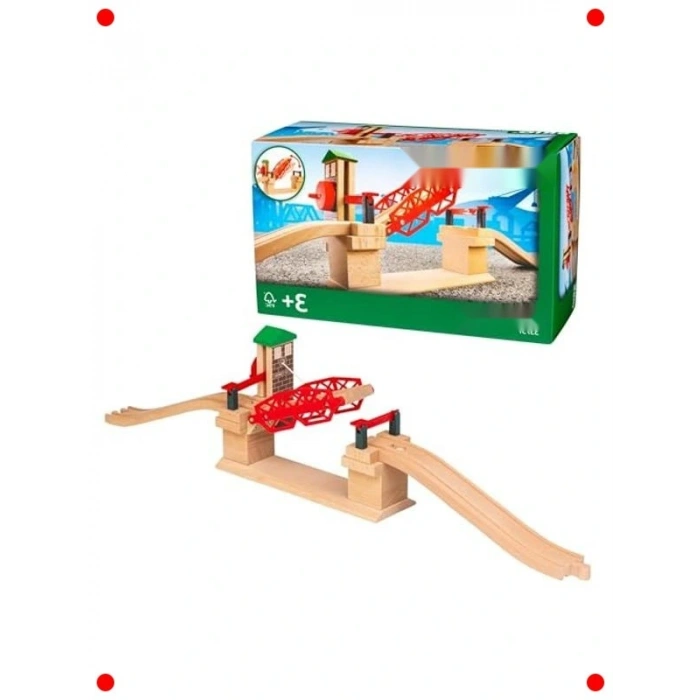 Ahşap Tren Yolu Açılır Köprü Parçası