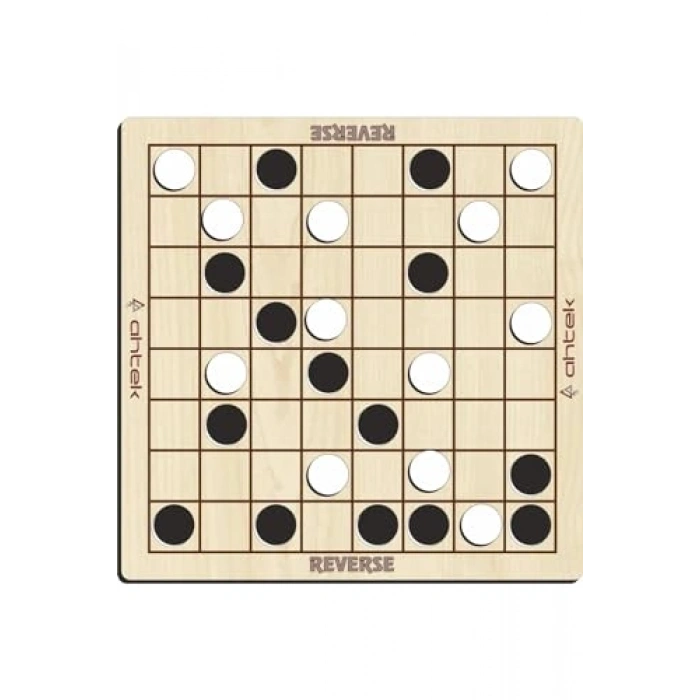 Ahşap Zeka ve Strateji Oyunu - Reversi Seti