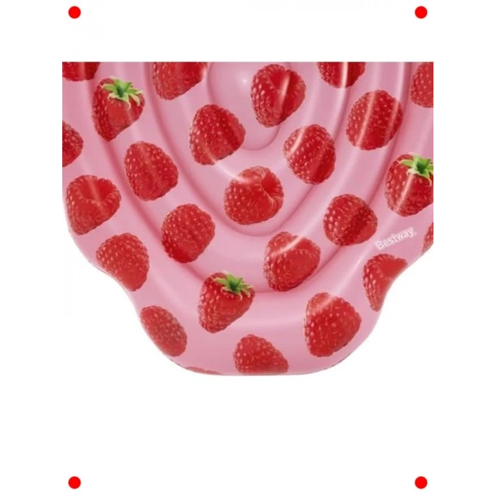 Ahududu Kokulu Yüzme Şezlongu - Havuz Şamandırası