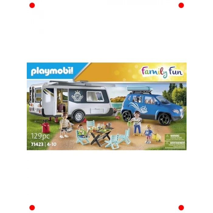 Aile Kamp Karavanı Oyuncak Seti - Kapsamlı Aksesuar