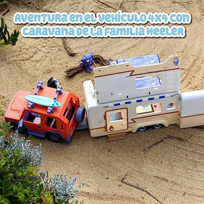Aile Karavanı Oyun Seti, 3 Figür ve 10 Aksesuar İçerir