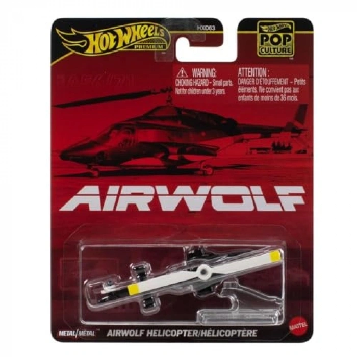 AIRWOLF Helikopter Temalı Hot Wheels Araç Seti