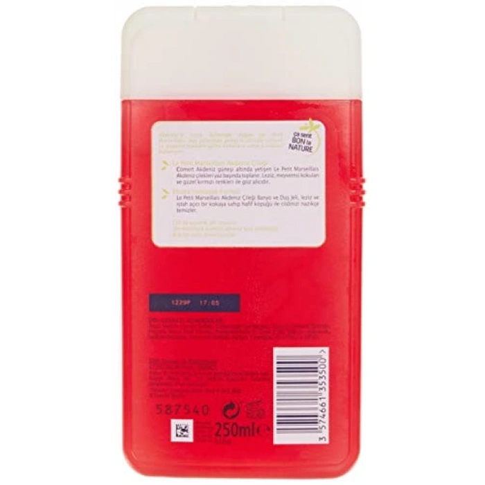 Akdeniz Çileği Aromalı Duş Jeli, 250 ml Ferahlatıcı Temizlik