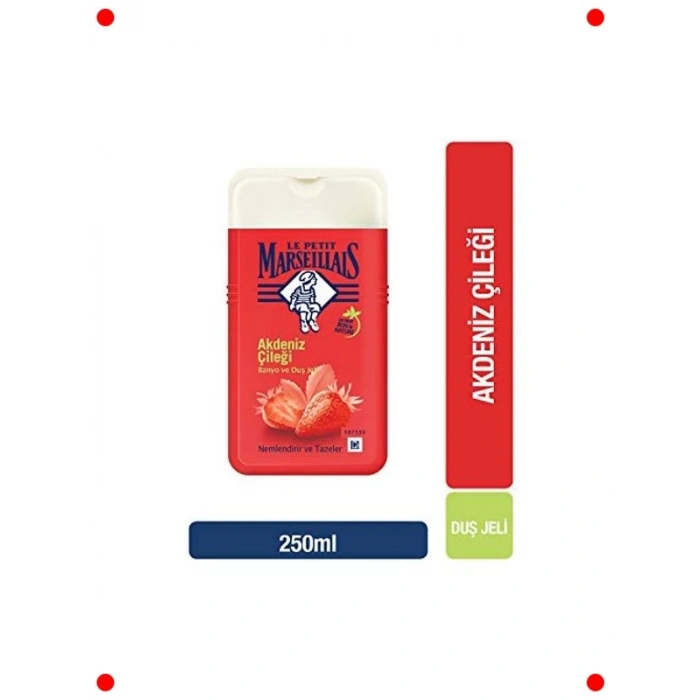 Akdeniz Çileği Özlü Ferahlatıcı Duş Jeli 250 ml