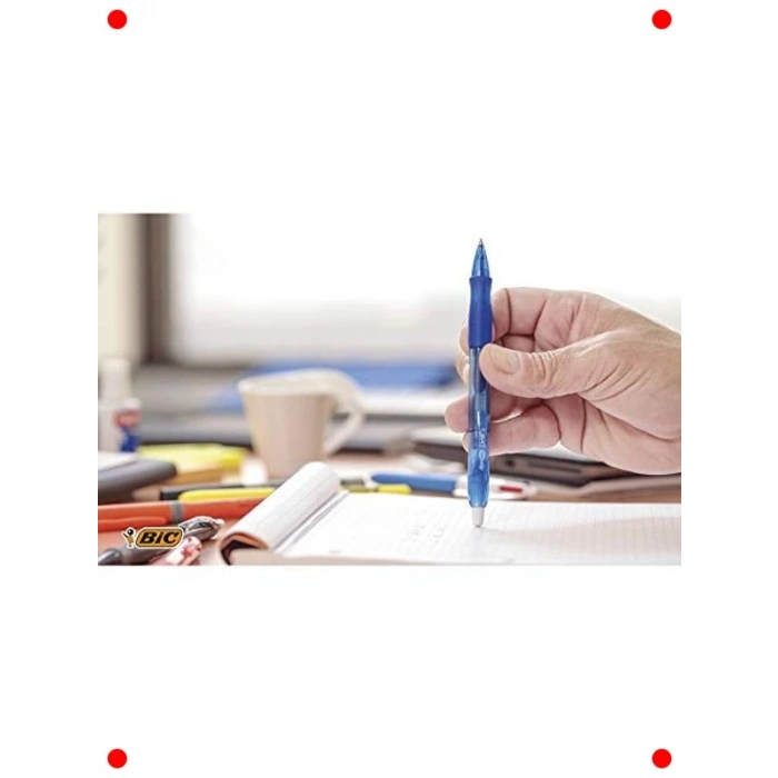 Akıcı Jel Kalem Seti 0.7mm Mavi - 12li Kutu